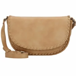 FredsBruder Umhängetaschen<Calm Umhängetasche Leder 26 cm milk coffee