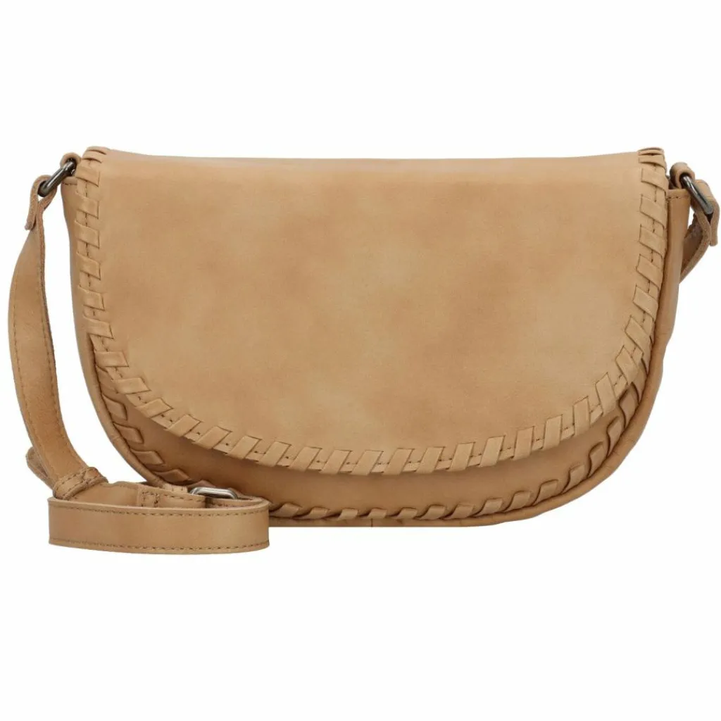 FredsBruder Umhängetaschen<Calm Umhängetasche Leder 26 cm milk coffee
