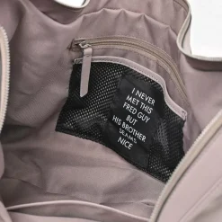 Outlet FredsBruder Ginsberg Schultertasche Leder 36 cm light grey