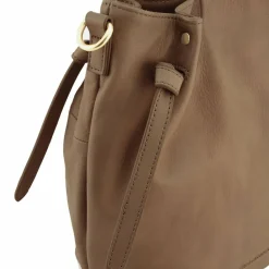 FredsBruder Henkeltaschen<Just Easy Handtasche Leder 28.5 cm khaki green
