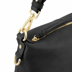 FredsBruder Schultertaschen<Just Easy Schultertasche Leder 31 cm black