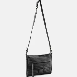 Sale FredsBruder Layer Umhängetasche Leder 28 cm black 1