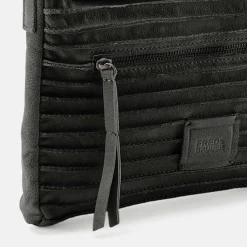 FredsBruder Umhängetaschen<Layer Umhängetasche Leder 28 cm black 2