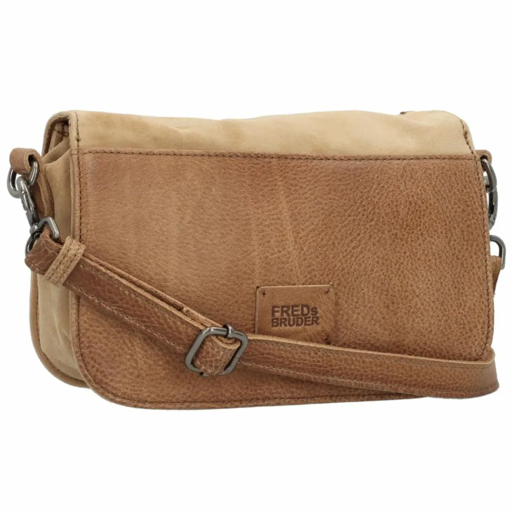 Sale FredsBruder Life Is A Umhängetasche Leder 22 cm caramel