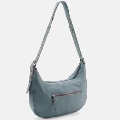 Discount FredsBruder Me and My Bag Schultertasche Leder 37 cm dusty blue