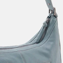 Discount FredsBruder Me and My Bag Schultertasche Leder 37 cm dusty blue