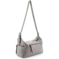 FredsBruder Umhängetaschen<My Bestie Umhängetasche Leder 36 cm warm grey