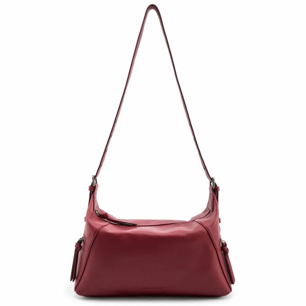 New FredsBruder My Bestie Umhängetasche Leder 36 cm real red