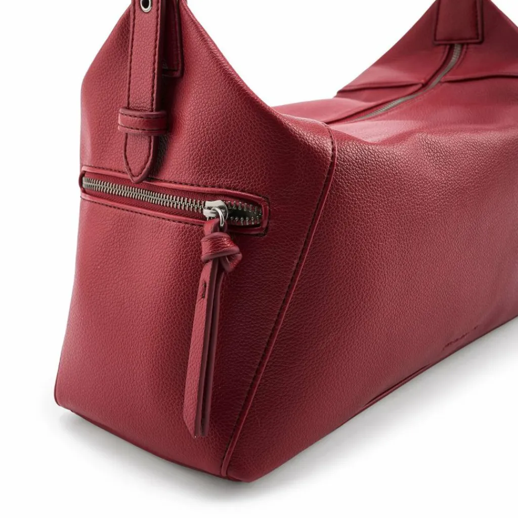 New FredsBruder My Bestie Umhängetasche Leder 36 cm real red