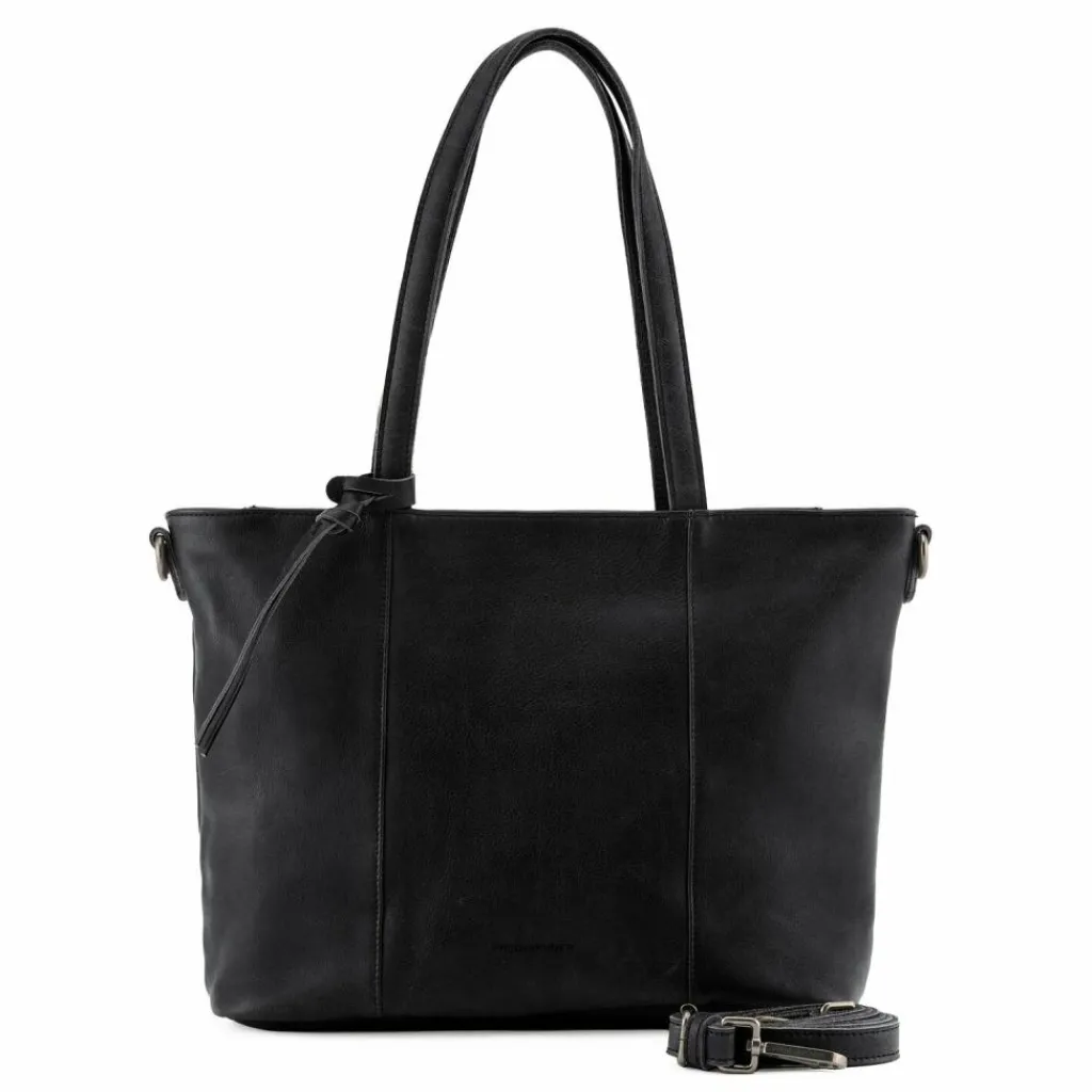 New FredsBruder My Forever Friend Shopper Tasche Leder 41 cm black