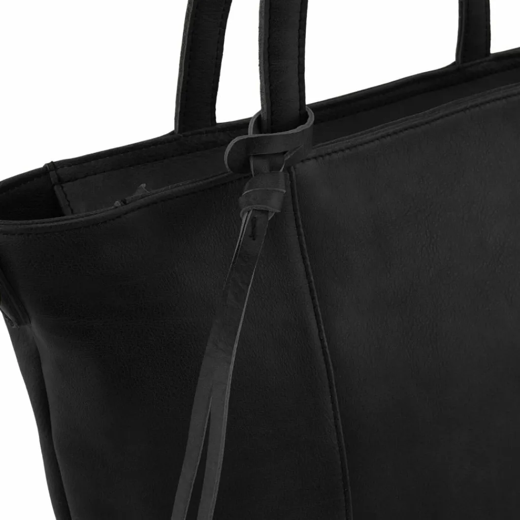 New FredsBruder My Forever Friend Shopper Tasche Leder 41 cm black