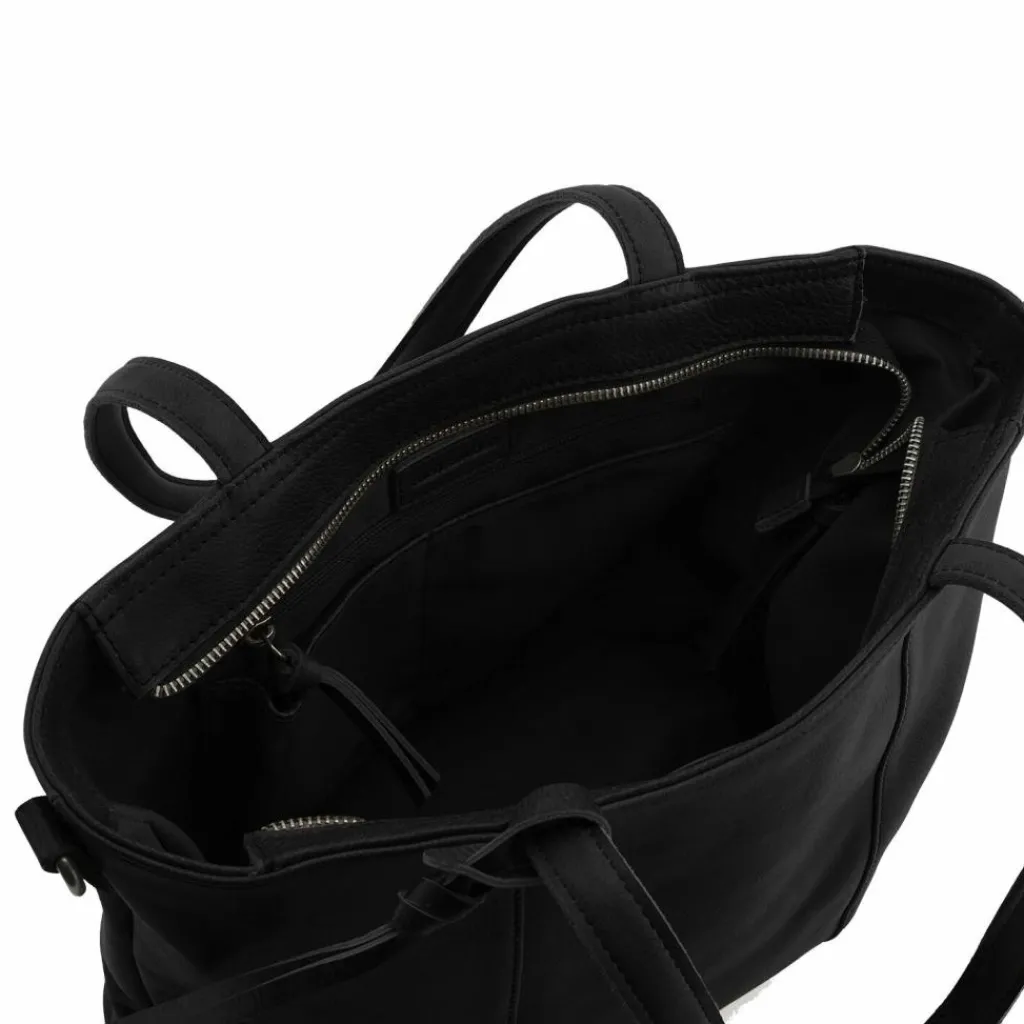New FredsBruder My Forever Friend Shopper Tasche Leder 41 cm black