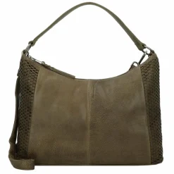 FredsBruder Schultertaschen<My Schultertasche Leder 40 cm olive