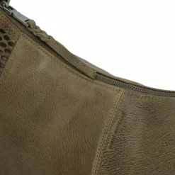 FredsBruder Schultertaschen<My Schultertasche Leder 40 cm olive