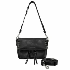 Sale FredsBruder Rebel At Heart Schultertasche Leder 26 cm black