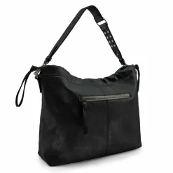 Online FredsBruder Rebel At Heart Schultertasche Leder 49 cm black