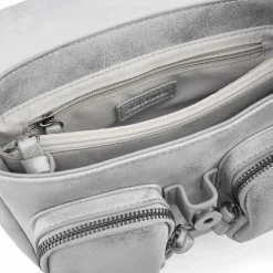 FredsBruder Schultertaschen<Rebel At Heart Schultertasche Leder 26 cm silver