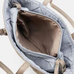 FredsBruder Shopper|Schultertaschen<Reversible Wendeshopper Leder 37 cm cloudy