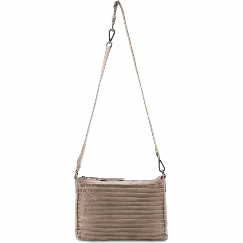 FredsBruder Riffel Schultertasche Leder 30 cm