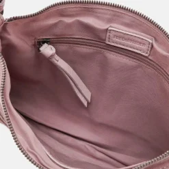 Outlet FredsBruder Riffel Schultertasche Leder 30 cm powder rose