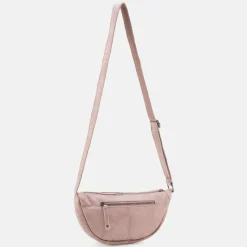 Sale FredsBruder Riffel Umhängetasche Leder 30.5 cm powder rose