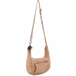 Online FredsBruder Take A Smile Umhängetasche Leder 33 cm milk coffee