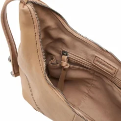 Online FredsBruder Take A Smile Umhängetasche Leder 33 cm milk coffee