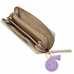 Discount FredsBruder Take A Smile Geldbörse Leder 19 cm chai latte