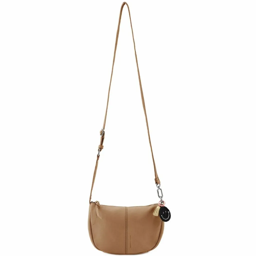 Hot FredsBruder Take A Smile Umhängetasche Leder 24 cm milk coffee