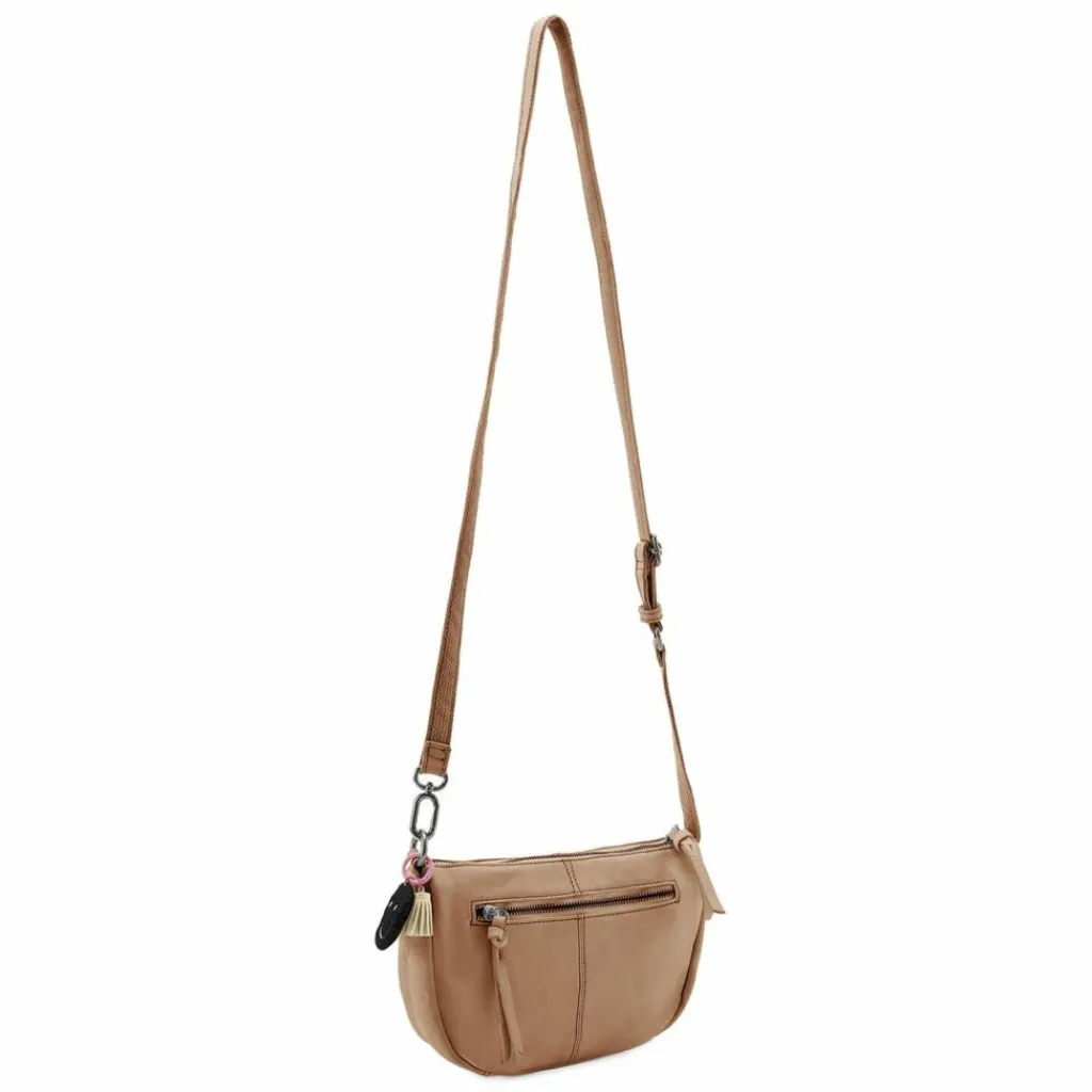 Hot FredsBruder Take A Smile Umhängetasche Leder 24 cm milk coffee