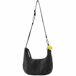 FredsBruder Umhängetaschen<Take A Smile Umhängetasche Leder 33 cm black