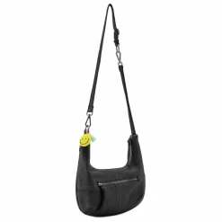 FredsBruder Umhängetaschen<Take A Smile Umhängetasche Leder 33 cm black