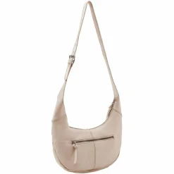 New FredsBruder Take A Smile Umhängetasche Leder 37 cm chai latte
