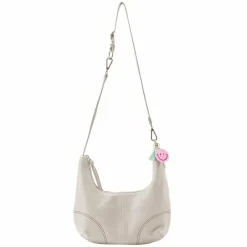 FredsBruder Take A Smile Umhängetasche Leder 33 cm marshmallow