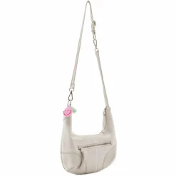 FredsBruder Take A Smile Umhängetasche Leder 33 cm marshmallow