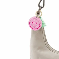 FredsBruder Take A Smile Umhängetasche Leder 33 cm marshmallow