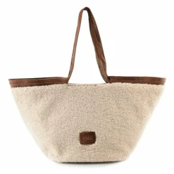 Sale FredsBruder Teddy Layer Shopper Tasche Leder 27.5 cm toffee-teddy