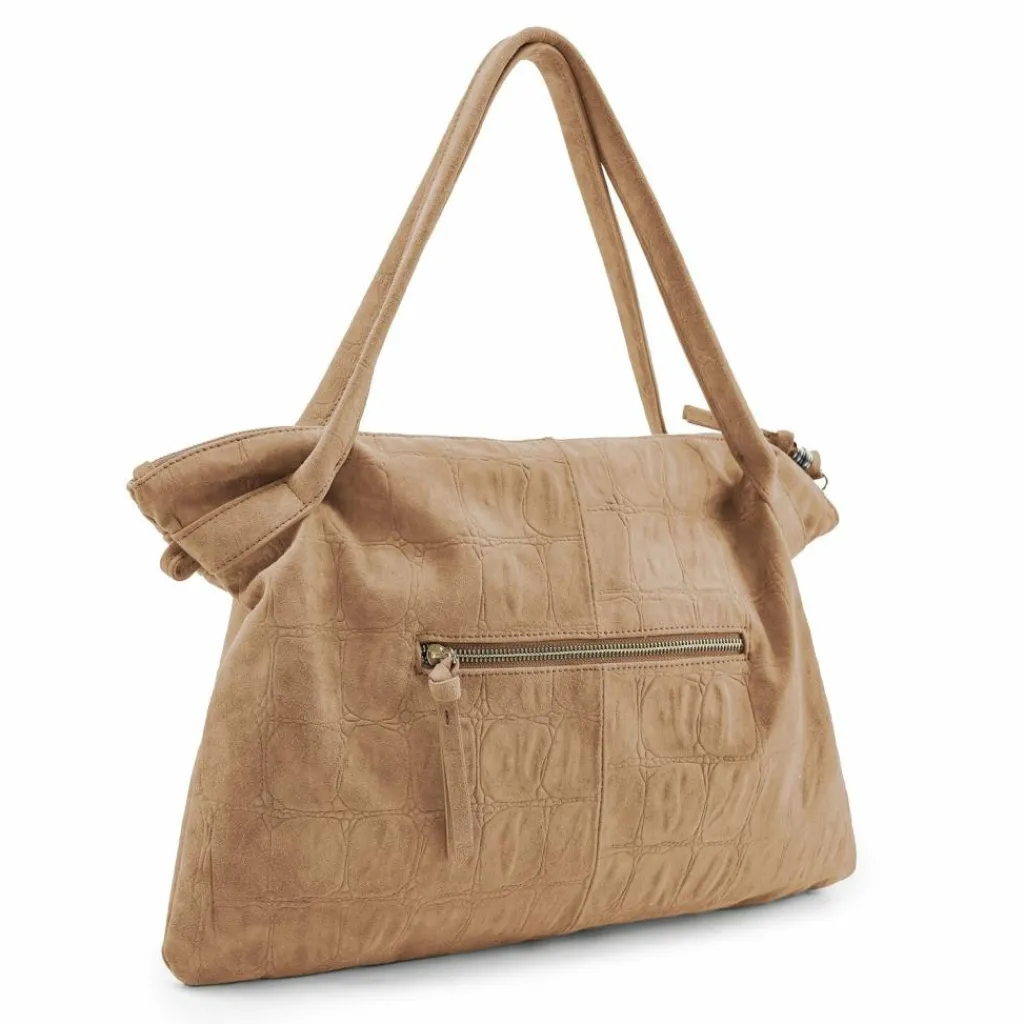 FredsBruder Schultertaschen<Velvet Wild Schultertasche Leder 59 cm camel