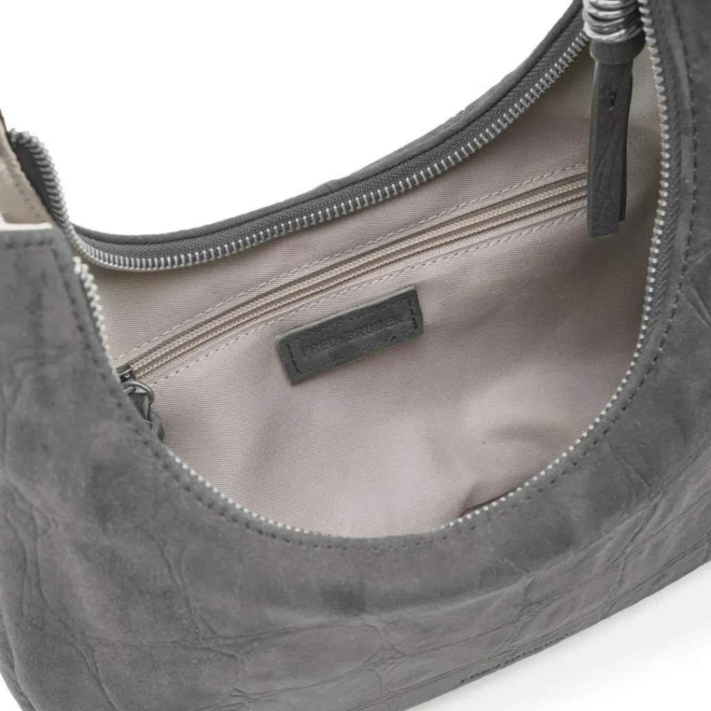 FredsBruder Umhängetaschen<Velvet Wild Umhängetasche Leder 26.5 cm dark grey