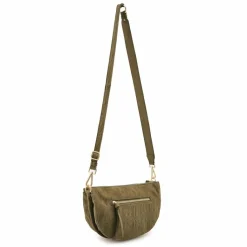 FredsBruder Umhängetaschen<Velvet Wild Umhängetasche Leder 28 cm khaki
