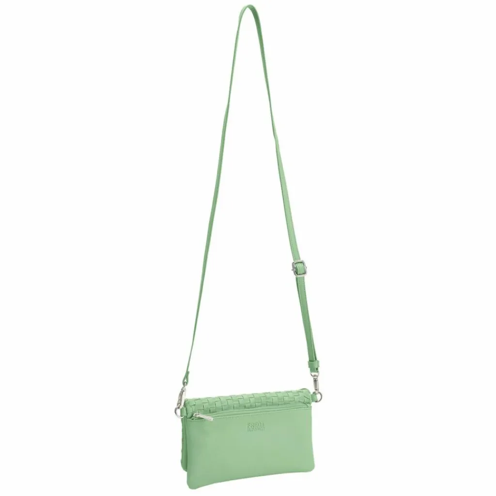 FredsBruder Abendtaschen & Clutches|Umhängetaschen<Weave Harmony Clutch Tasche Leder 22 cm fresh mint