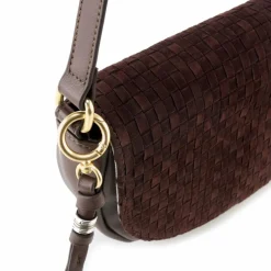 Clearance FredsBruder Weave Harmony Umhängetasche Leder 25 cm dark chocolate