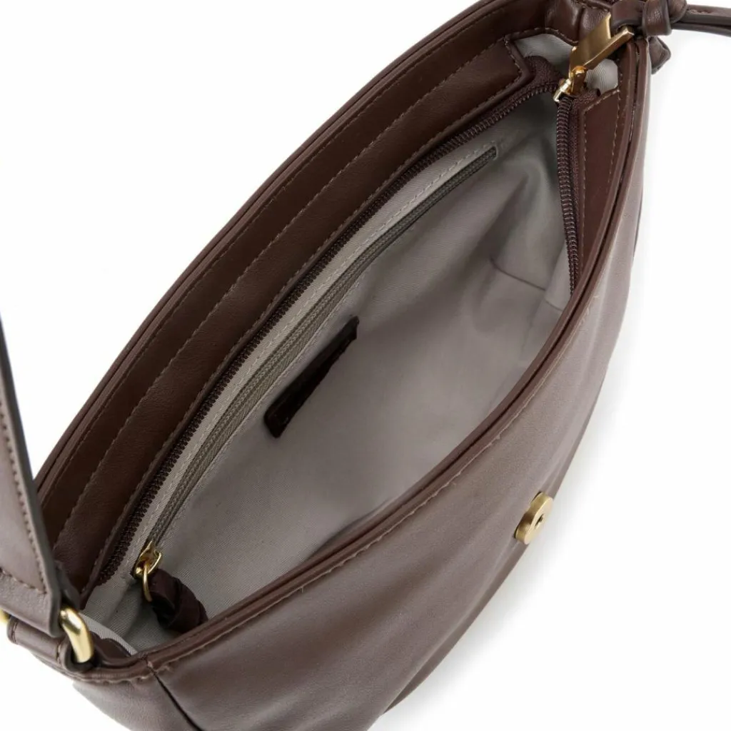 Clearance FredsBruder Weave Harmony Umhängetasche Leder 25 cm dark chocolate