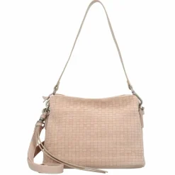 FredsBruder Schultertaschen<Weave Harmony Schultertasche Leder 27 cm stone