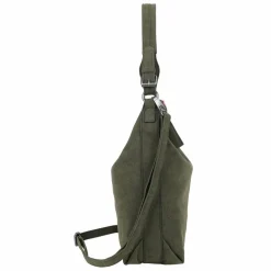 Online Fritzi aus Preußen Bitzi01 Suede Jacky Schultertasche 34 cm dark olive