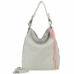 Clearance Fritzi aus Preußen Bitzi01 Suede Jacky Schultertasche 34 cm warm stone