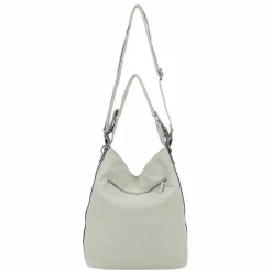 Clearance Fritzi aus Preußen Bitzi01 Suede Jacky Schultertasche 34 cm warm stone