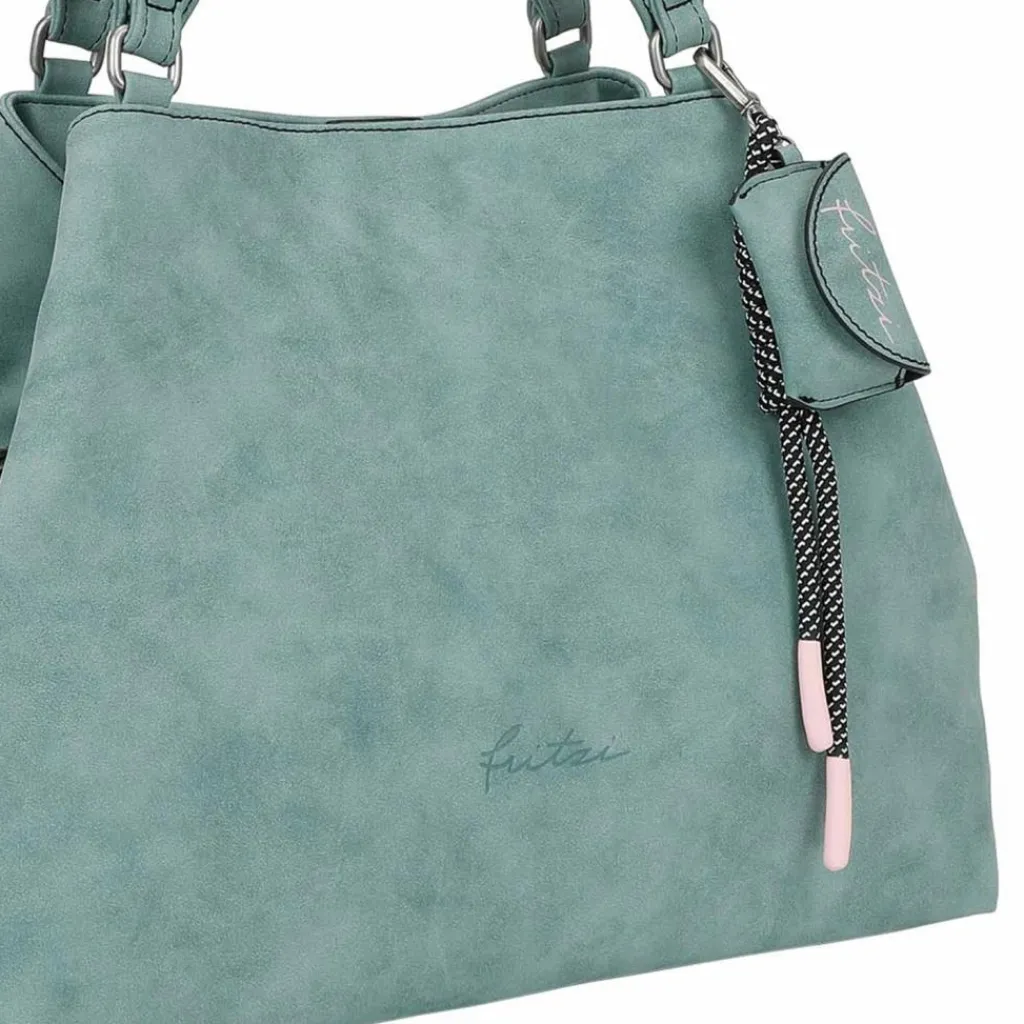 Fritzi aus Preußen Shopper|Schultertaschen<Bitzi03 Shopper Tasche 43 cm iced green