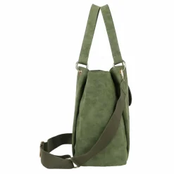 Fritzi aus Preußen Shopper|Schultertaschen<Brigitte x Fritzi Jive Shopper Tasche 40 cm olive