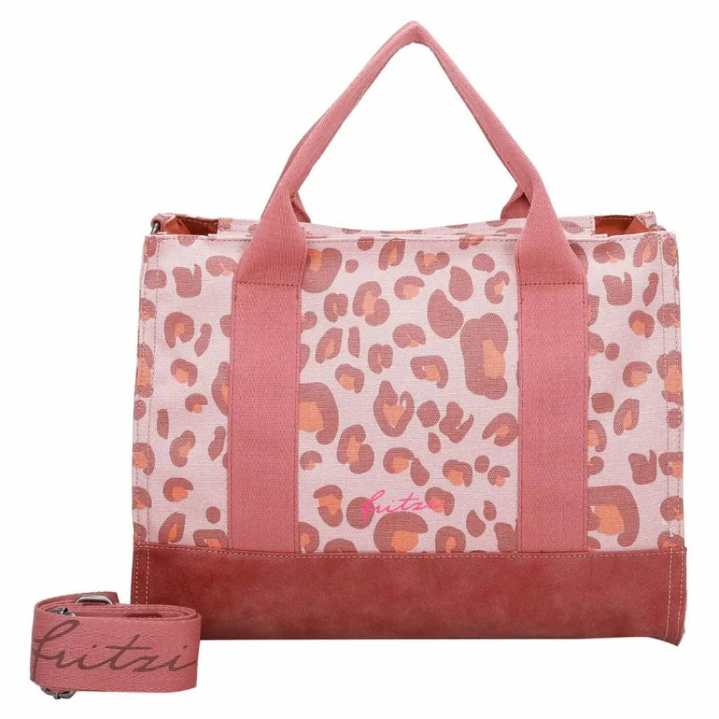 Outlet Fritzi aus Preußen Canvas Handtasche 40 cm leo brick